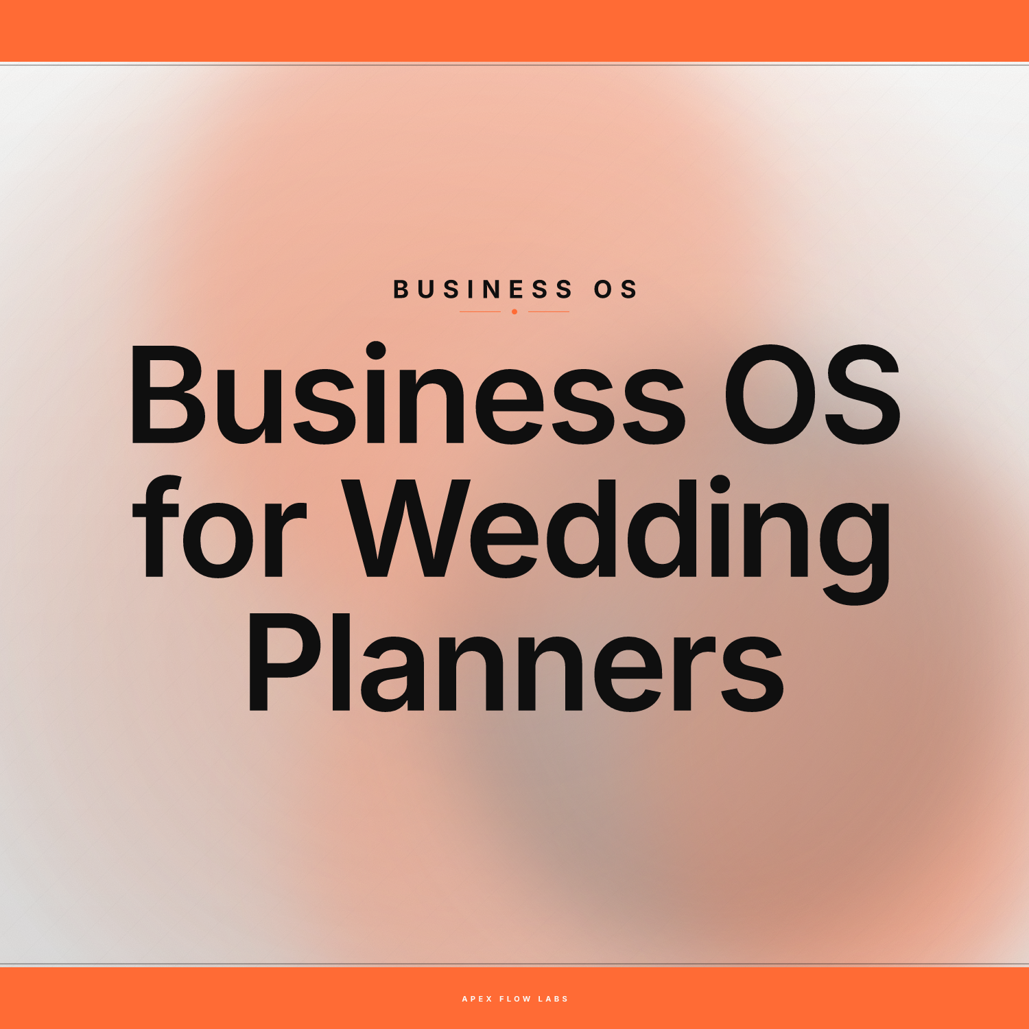 Business OS for Wedding Planners
