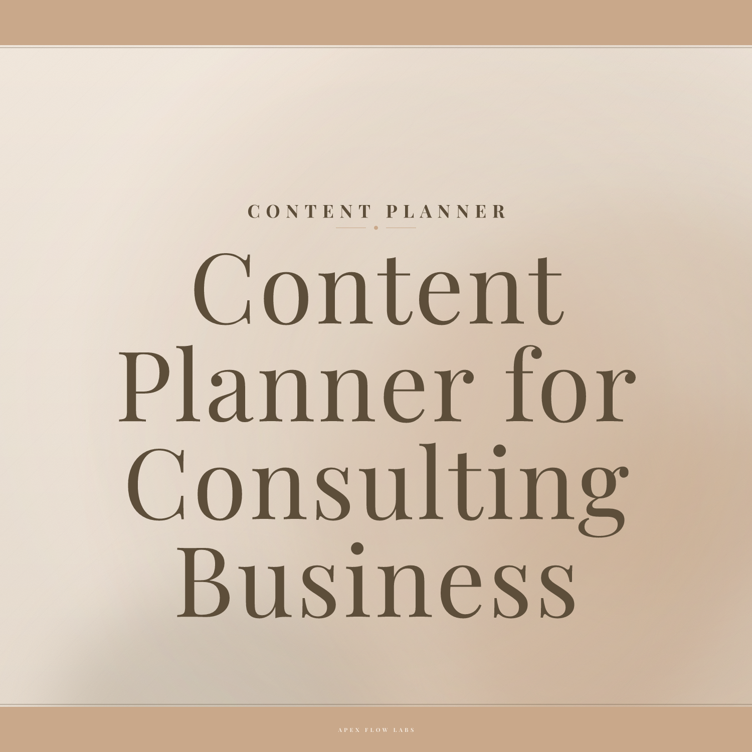 Content Planner for Consulting Business Ebooks