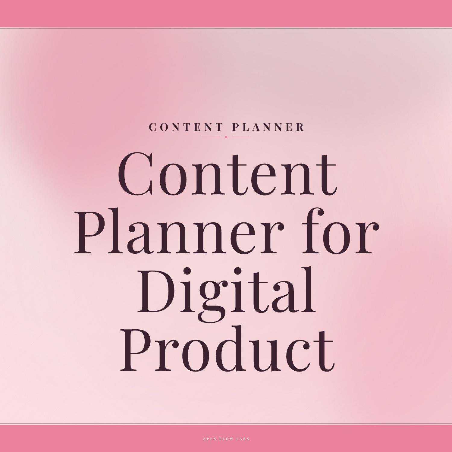 Content Planner for Digital Product Creators