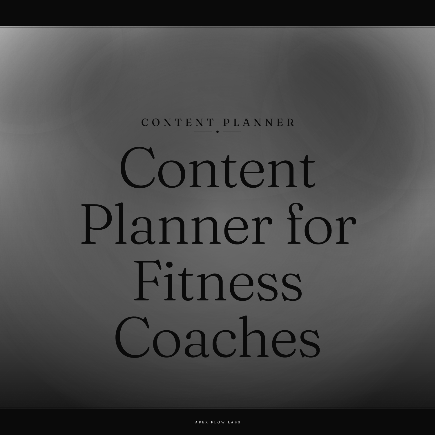 Content Planner for Fitness Coaches