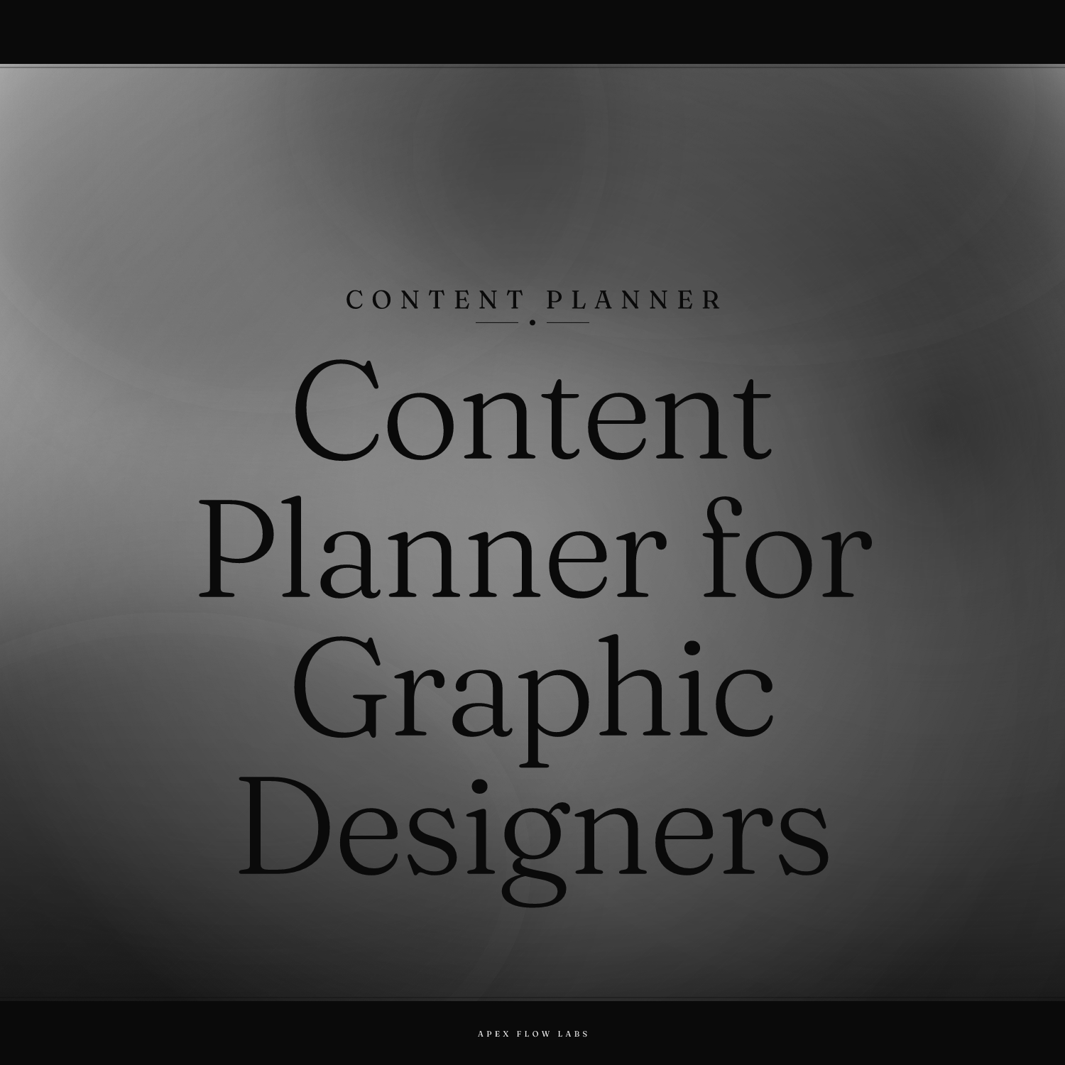 Content Planner for Graphic Designers