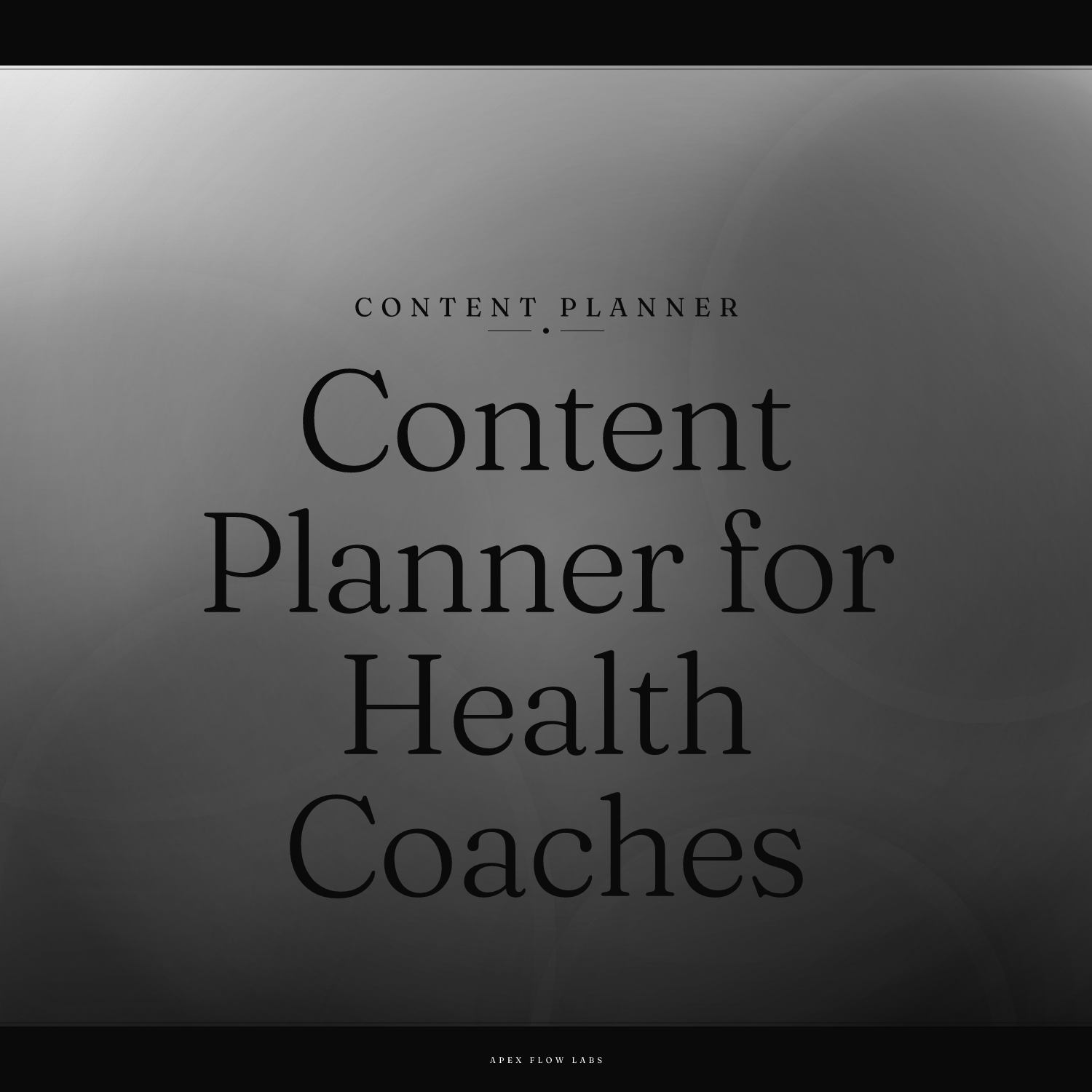 Content Planner for Health Coaches
