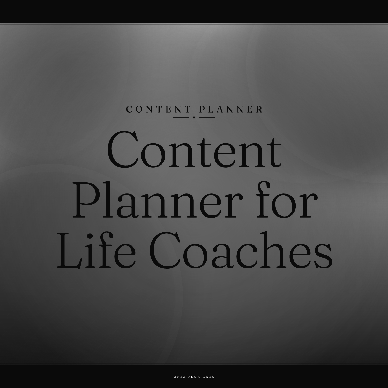 Content Planner for Life Coaches