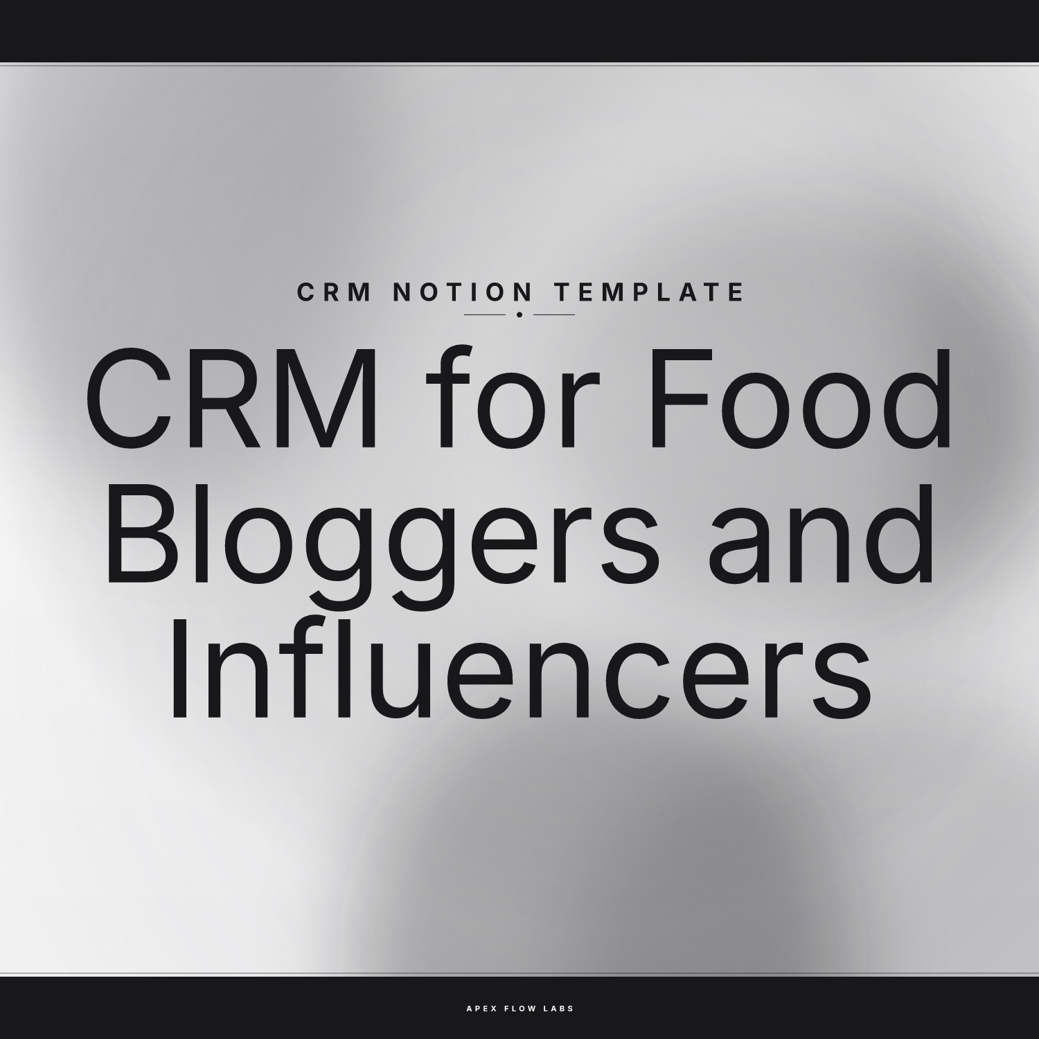 CRM for Food Bloggers and Influencers