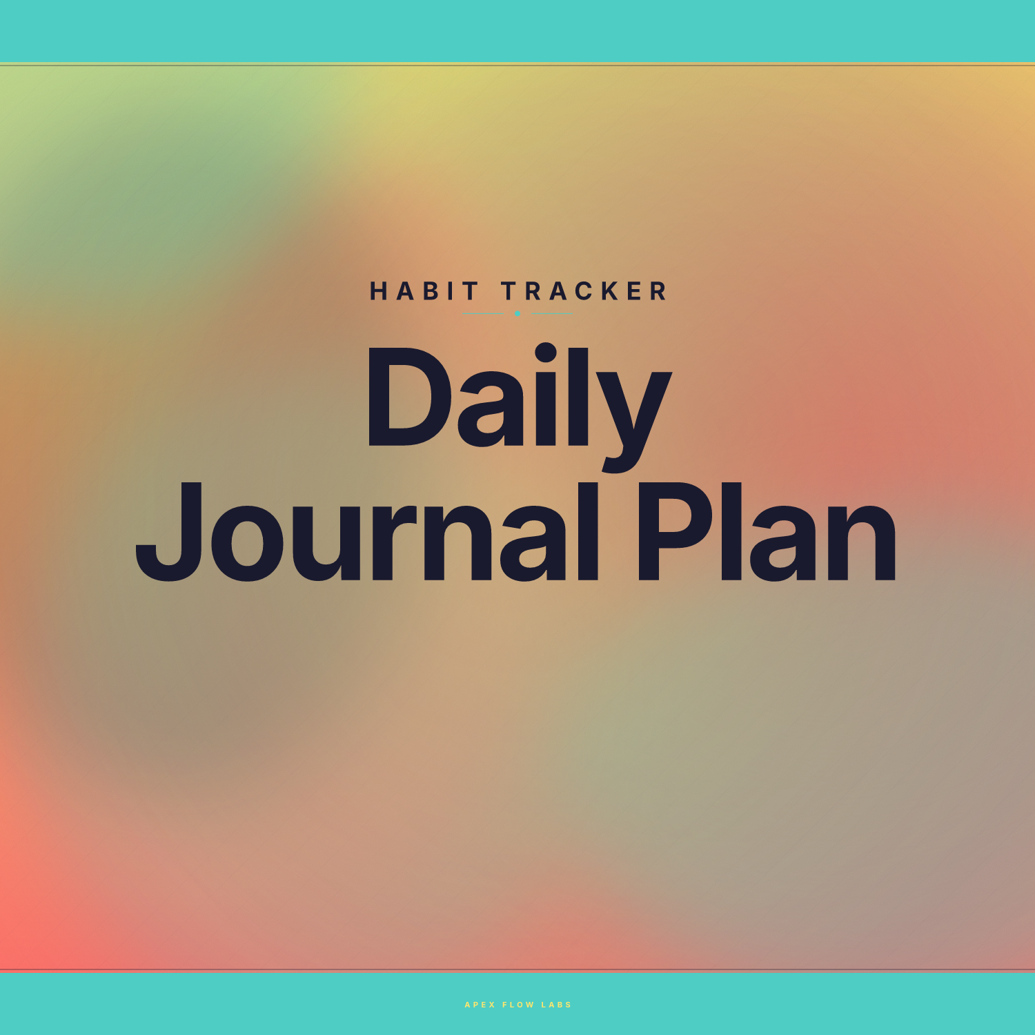 Daily Journal Plan
