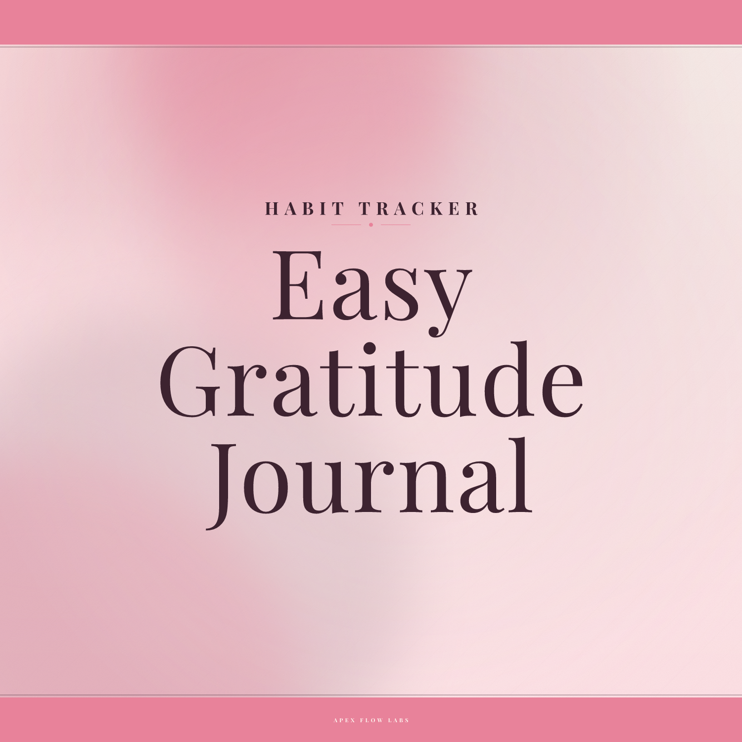 Easy Gratitude Journal