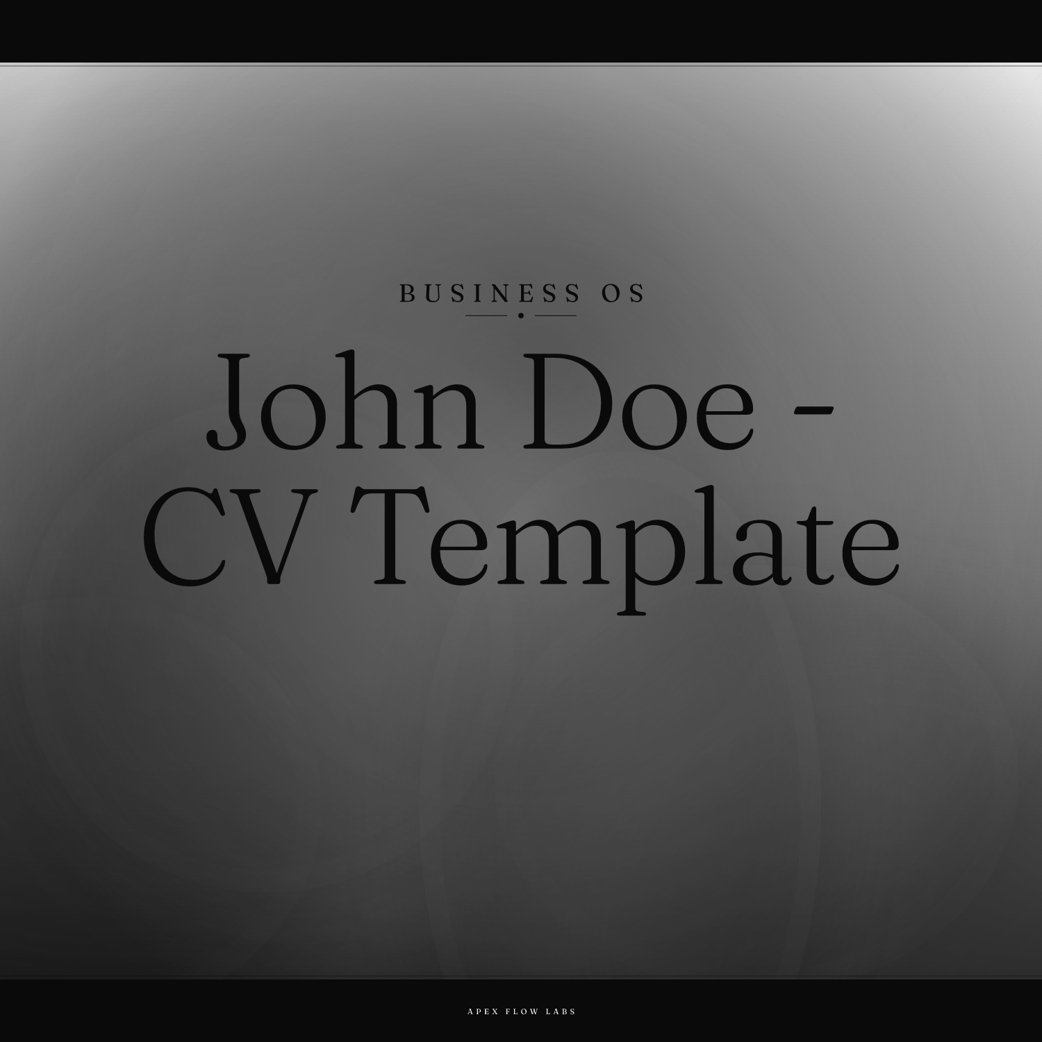 John Doe - CV Template