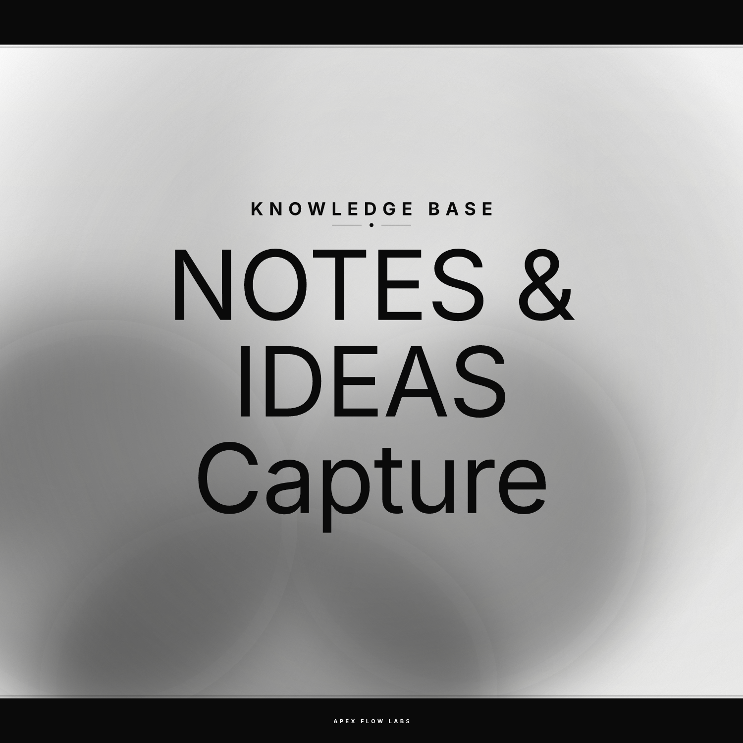 NOTES & IDEAS Capture