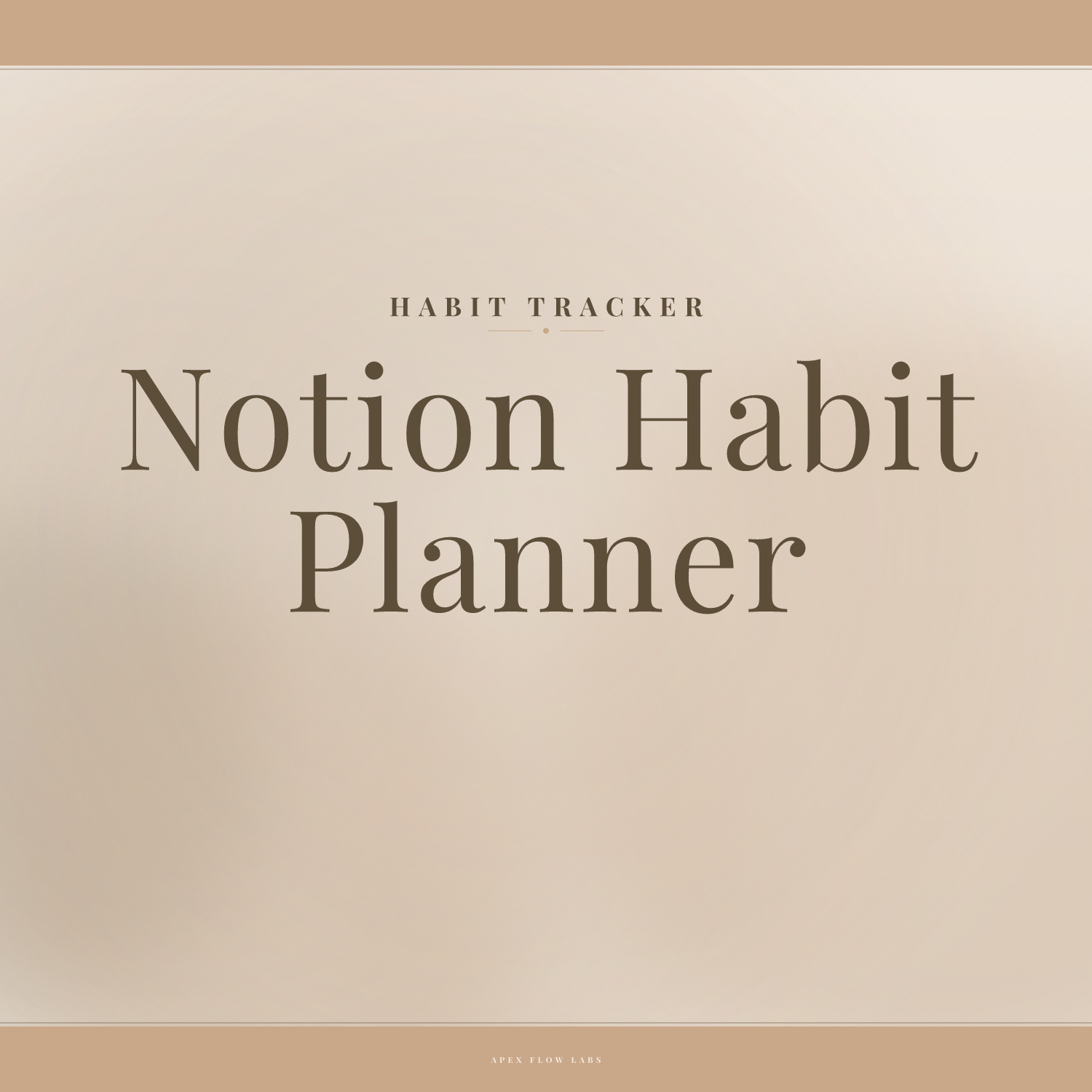 Notion Habit Planner