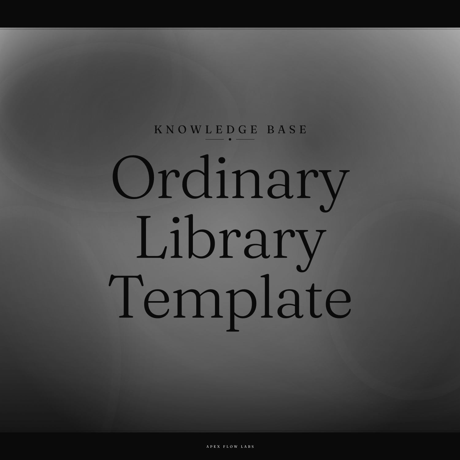Ordinary Library Template
