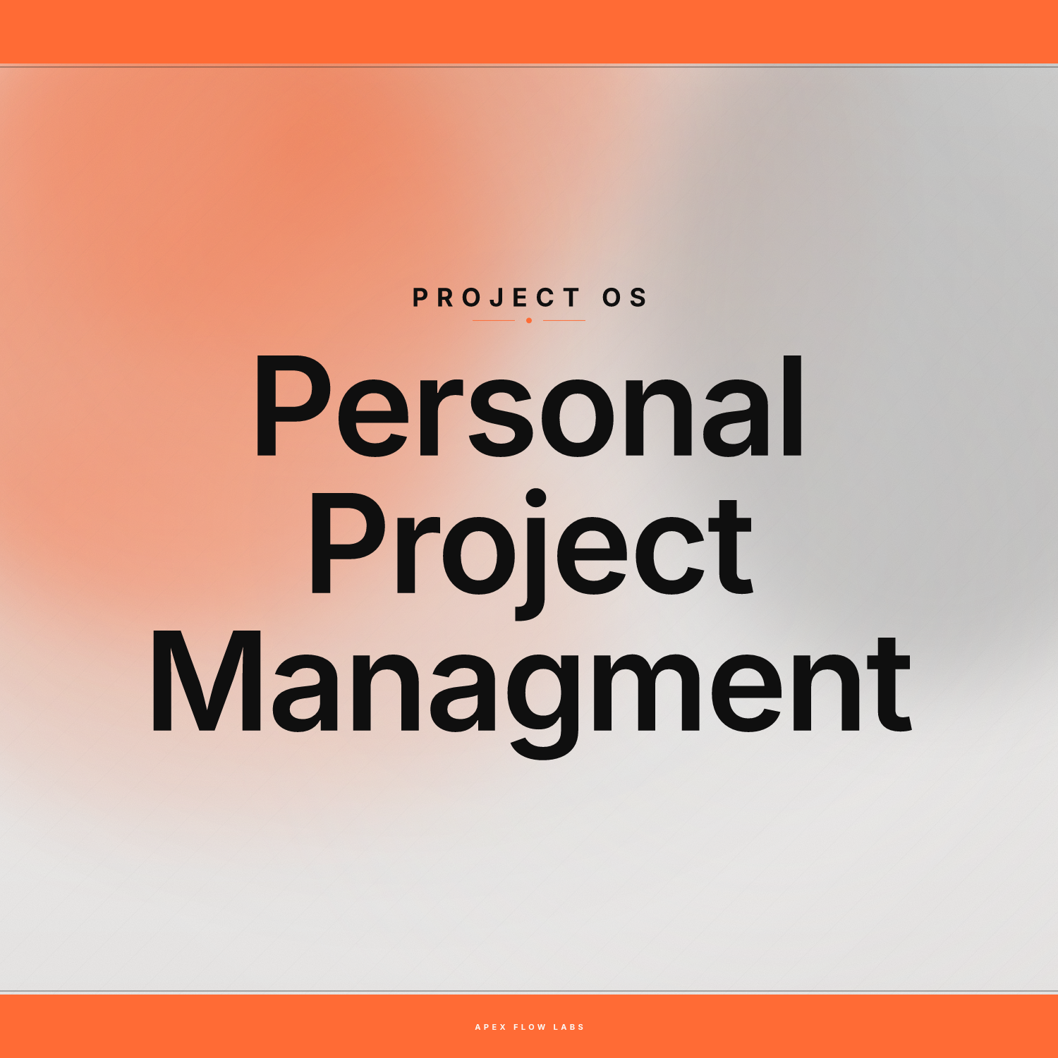 Personal Project Managment
