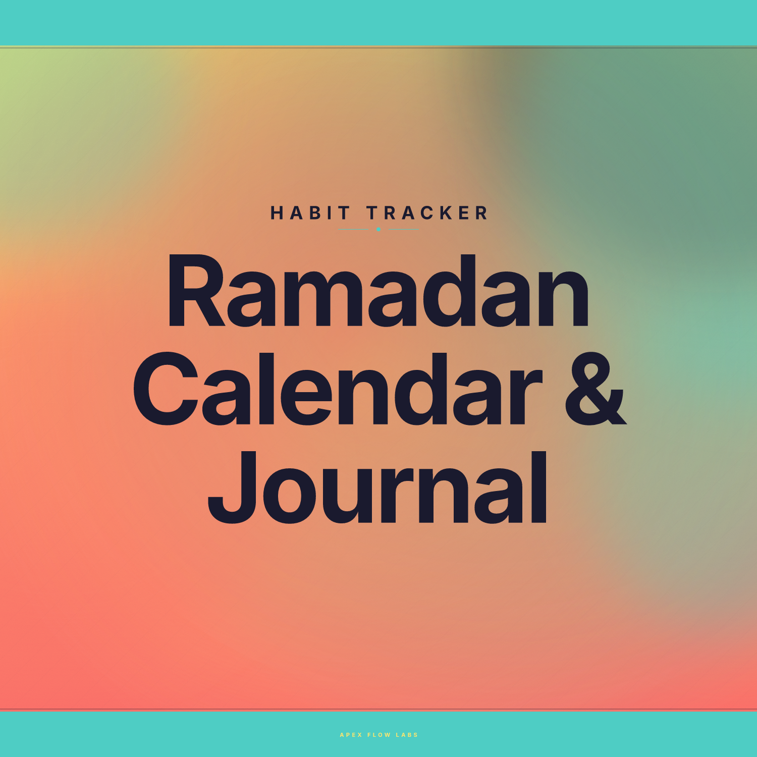 Ramadan Calendar & Journal