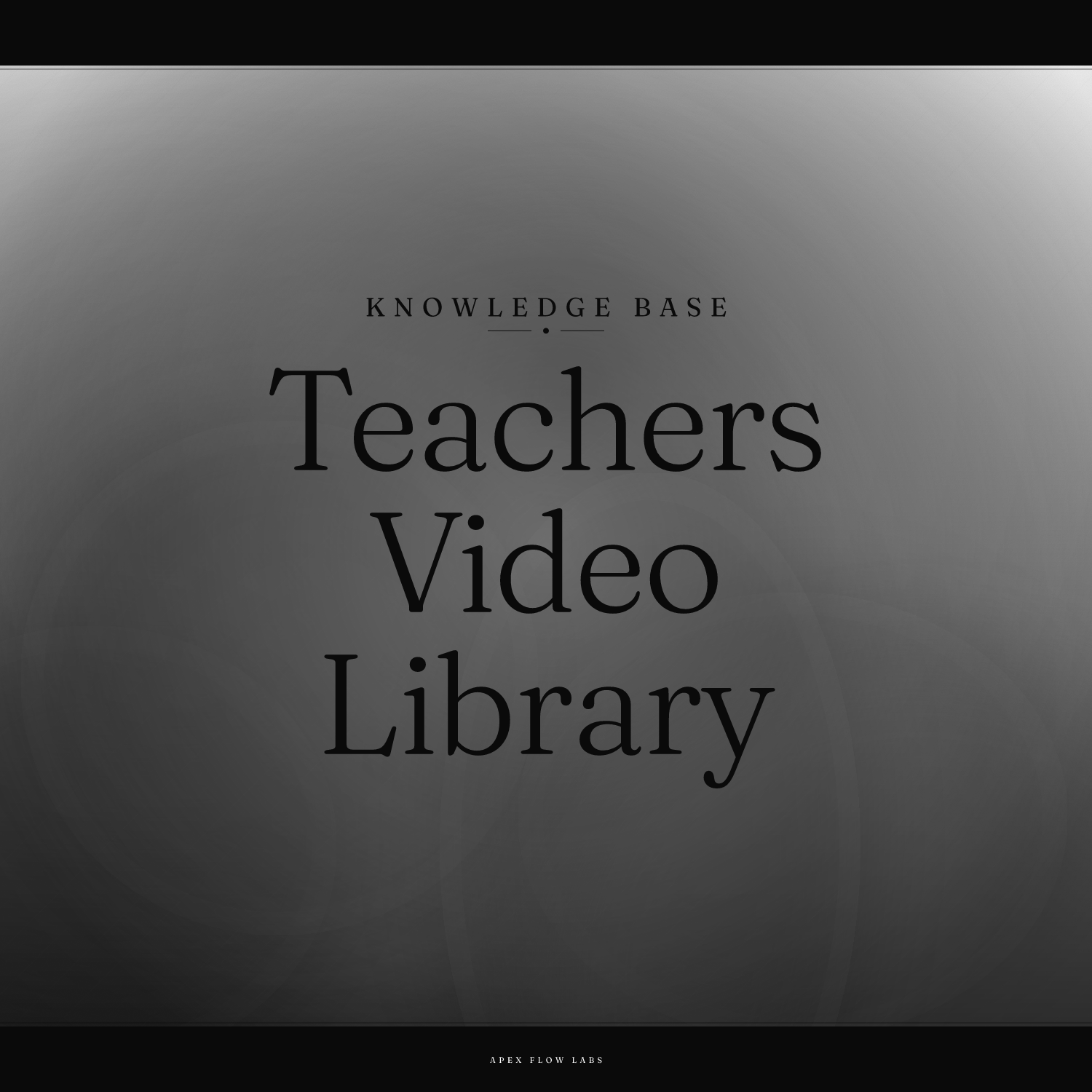 Teachers Video Library
