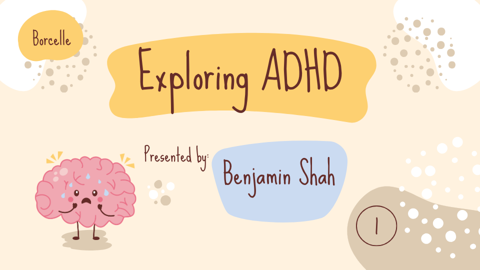 Beige And Yellow Playful Illustrated ADHD Treatment Overview Presentation