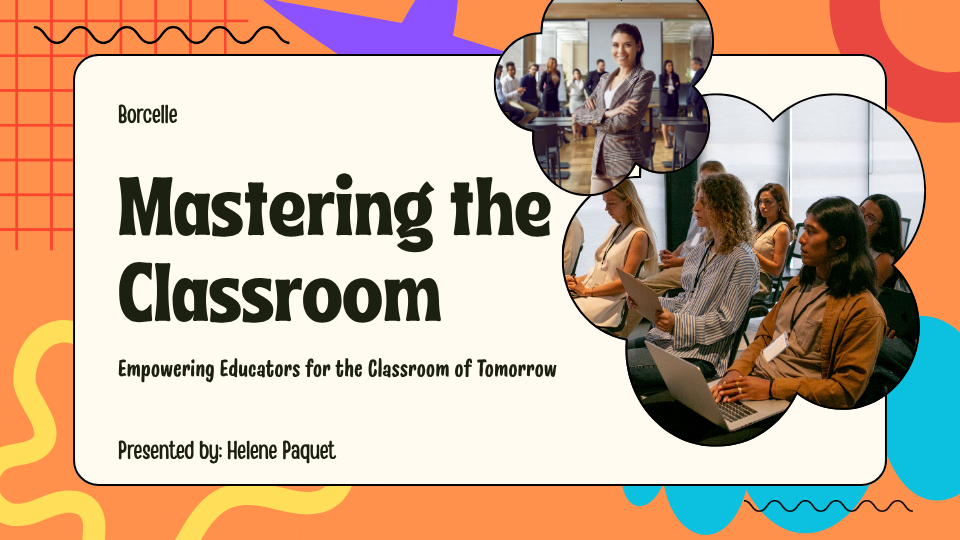 Orange And Beige Playful Growth Focused Teacher Training Presentation