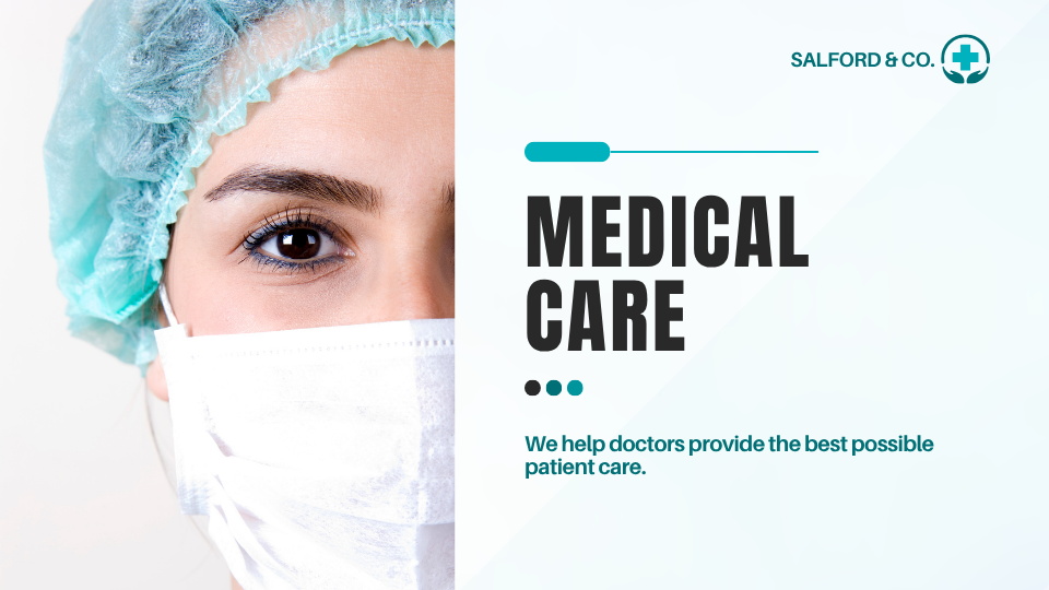 Teal Modern Medical Care Presentation