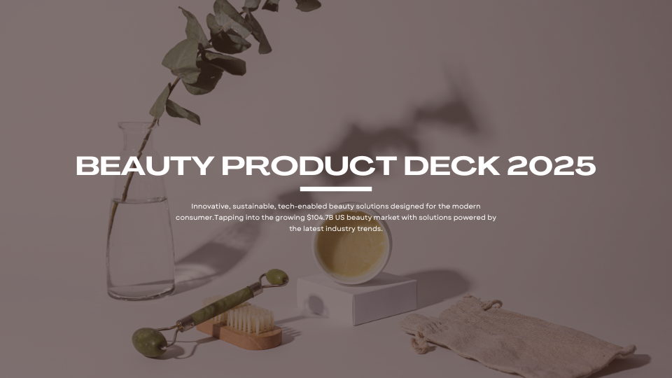 Neutral Minimalist Beauty Product Presentation