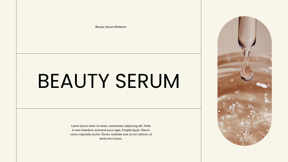 Beige and Brown Minimalist Beauty Presentation