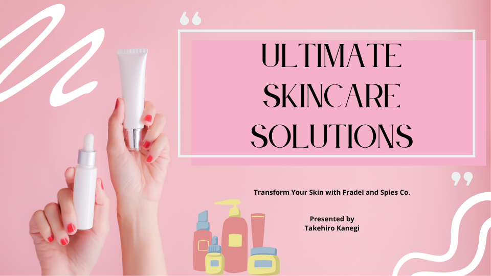 Pink Pastel Modern Skincare Product Presentation