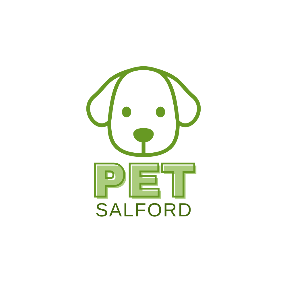 Green and Soft Green Minimalist Dog Pet Logo
