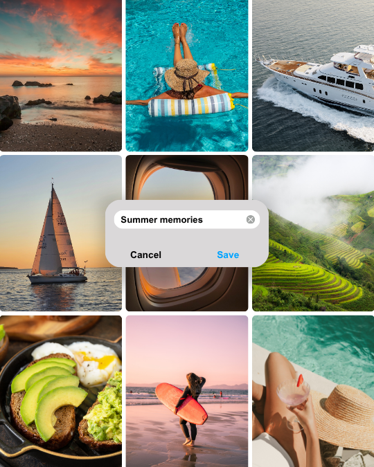 Multicolored Minimalist Travel Summer Memories Instagram Post