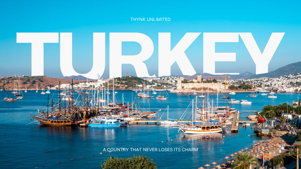Black and White Minimalist Turkey Travel Presentation