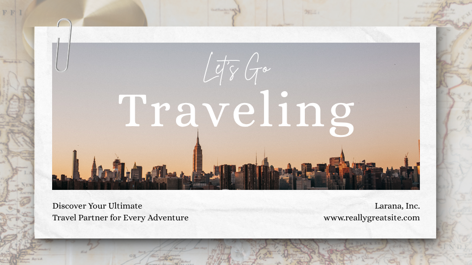 Beige Rustic Minimalist Travel Promotion Presentation