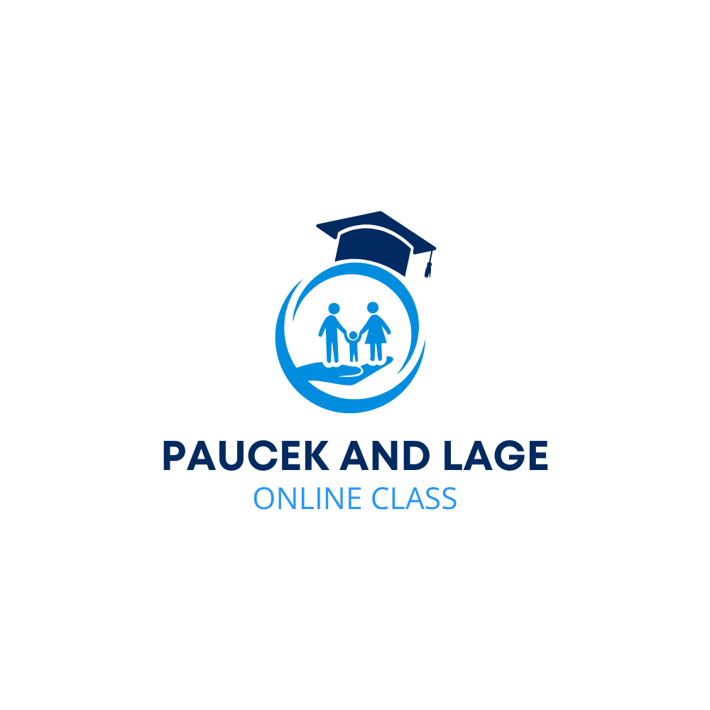 Blue and Black Illustrative Graduate Student Logo