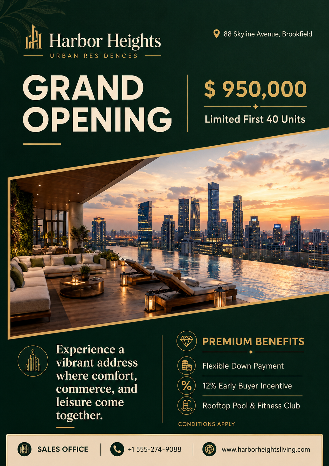 apartment Real estate new launch Poster