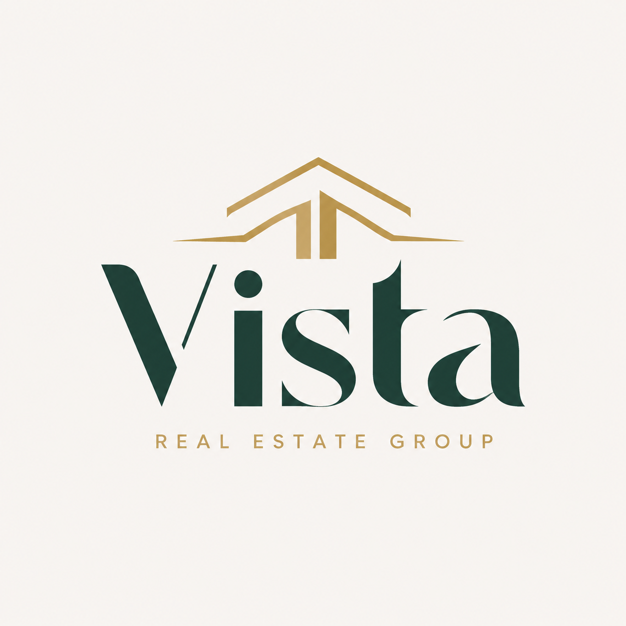 Black and Grey Real Estate Agency Logo