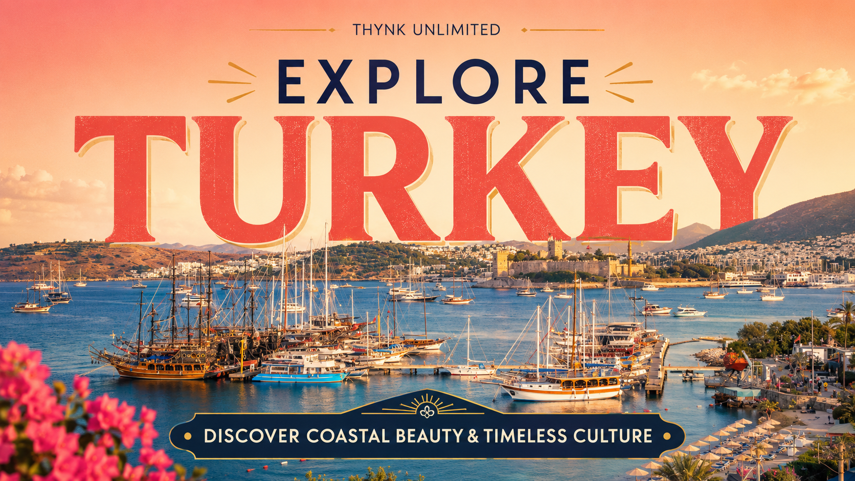 Black and White Minimalist Turkey Travel Presentation