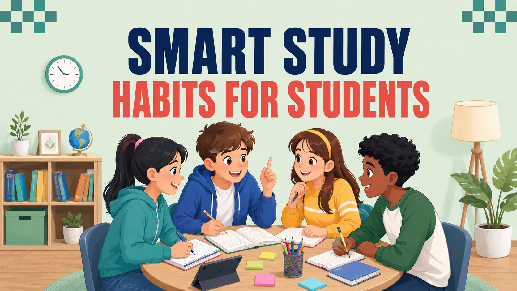 Brown and White Cartoon Style Self Discipline Education Presentation