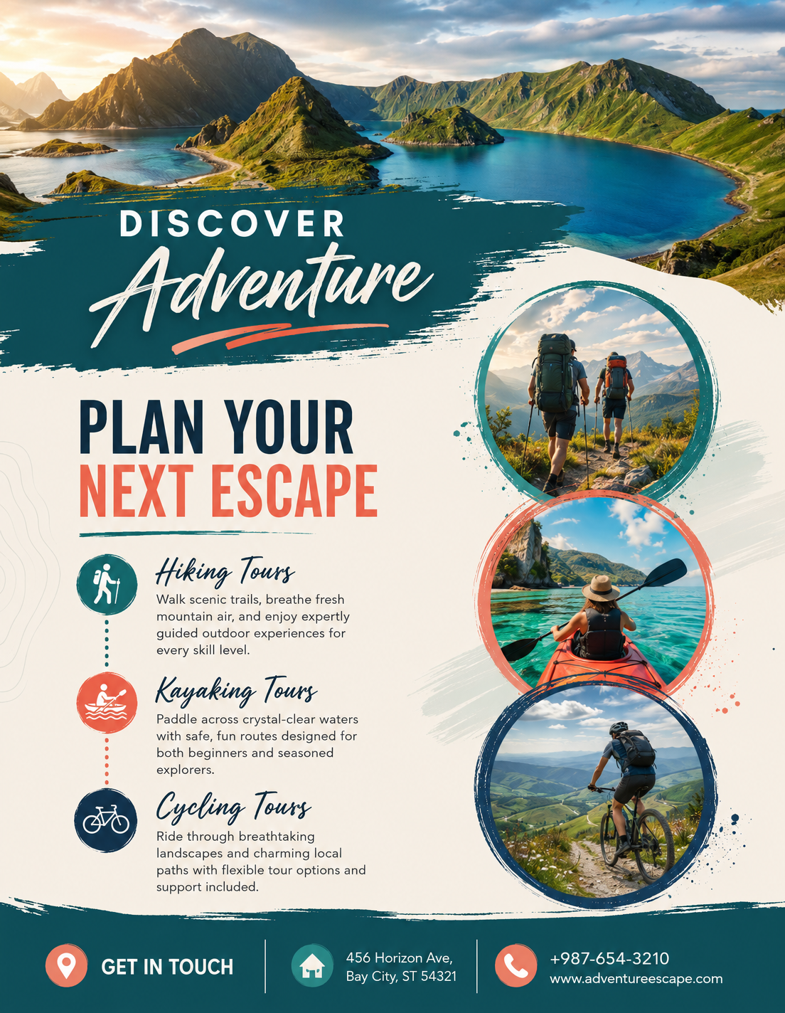 Colorful Travel Agency Flyer