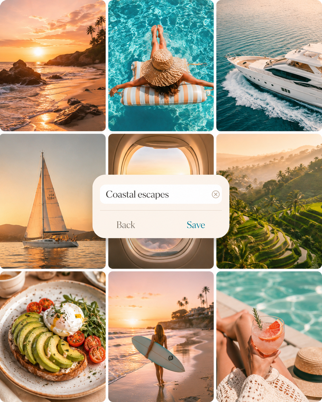 Multicolored Minimalist Travel Summer Memories Instagram Post