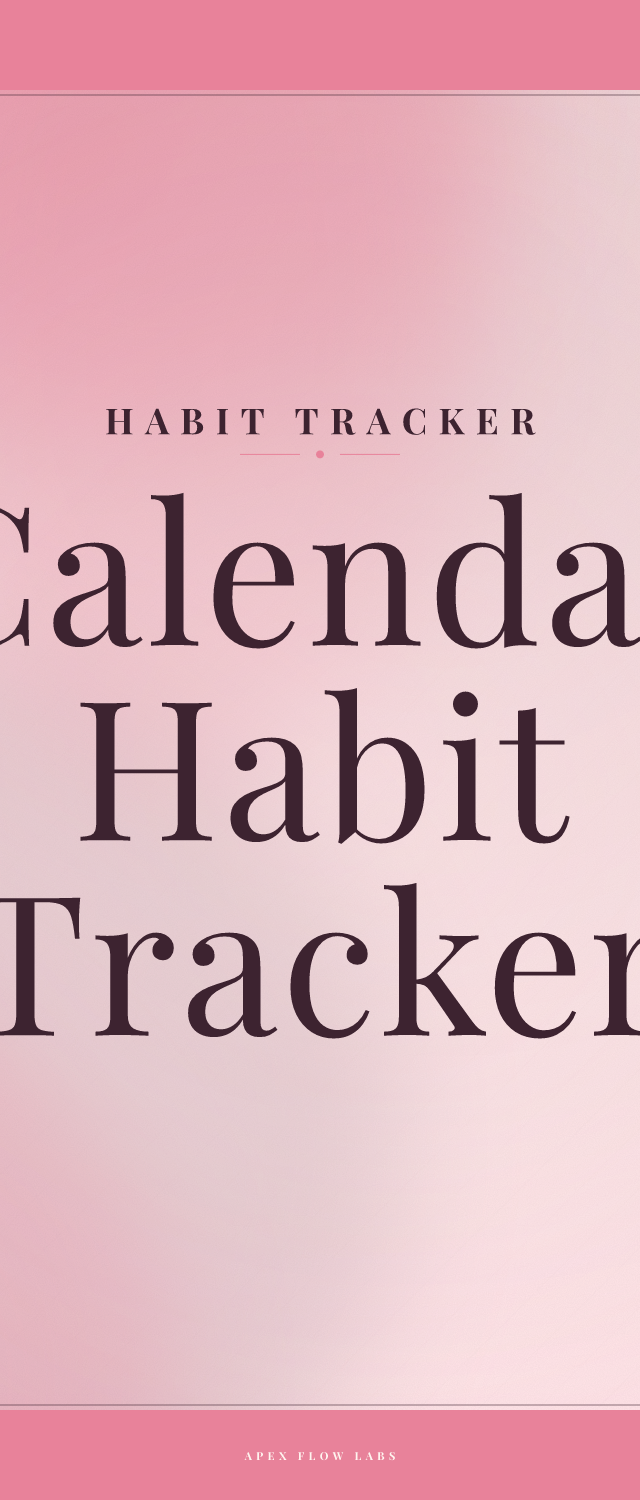 Calendar Habit Tracker