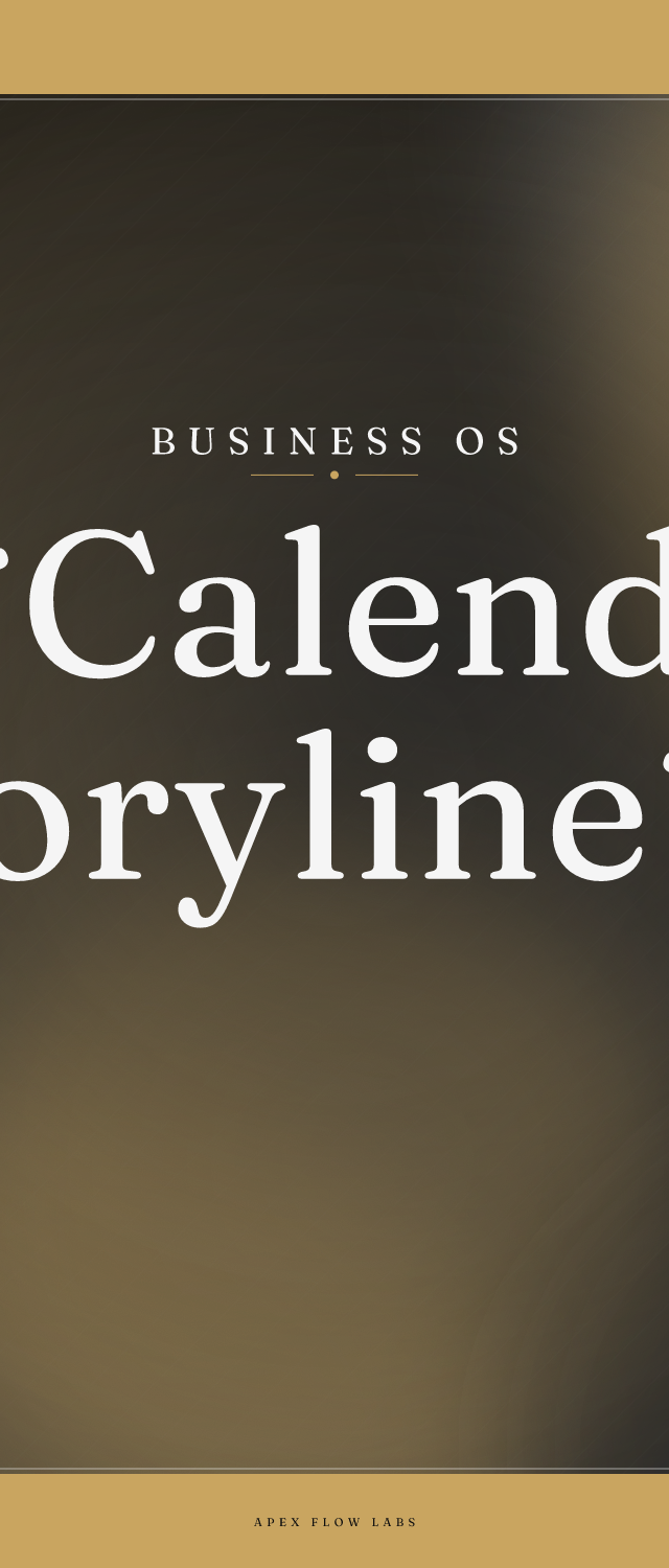 **Calendar Storyline**