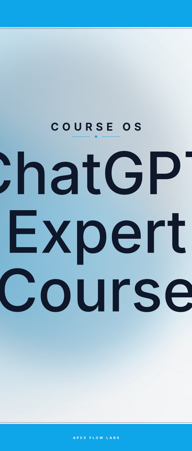 ChatGPT Expert Course
