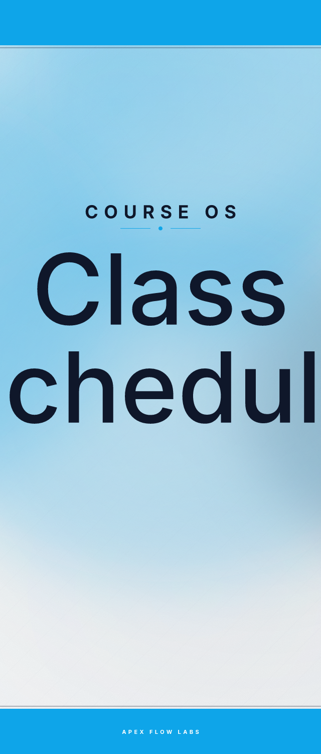 Class Schedule