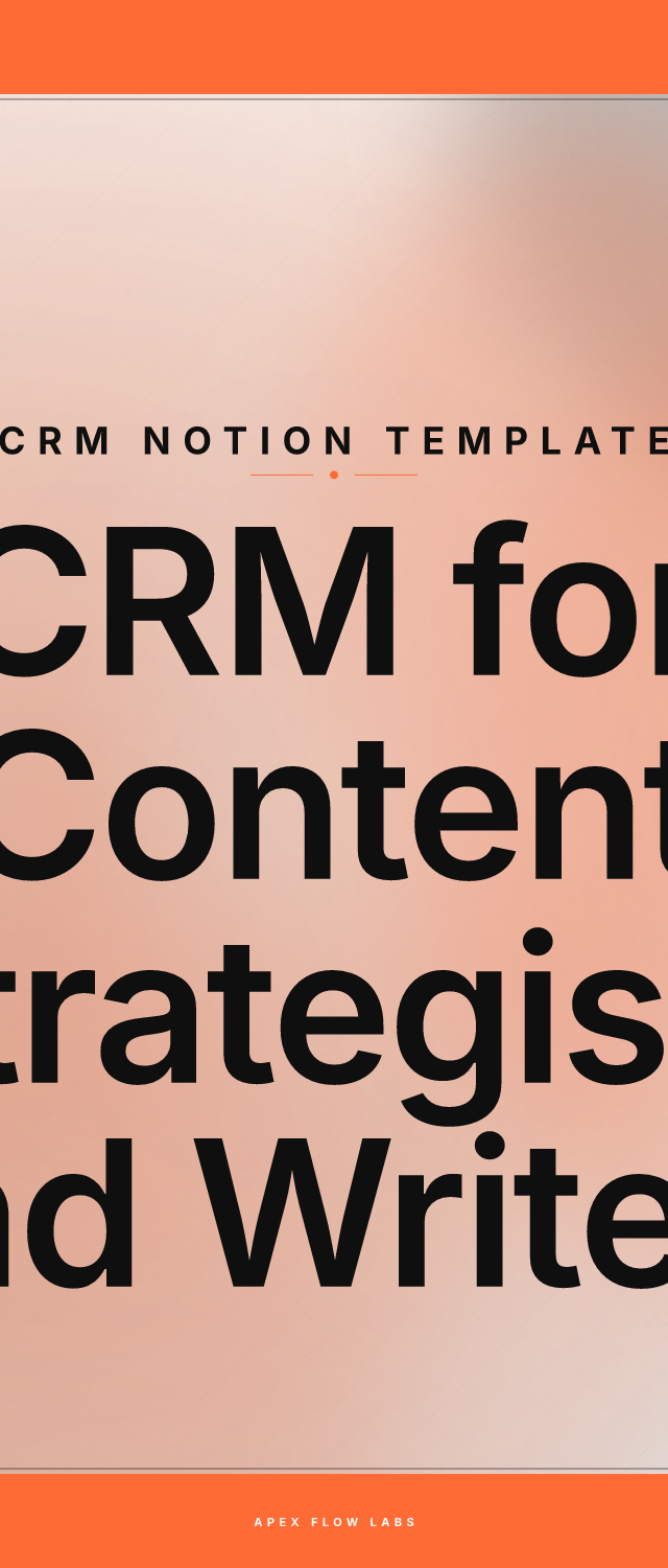 CRM for Content Strategists and Writers