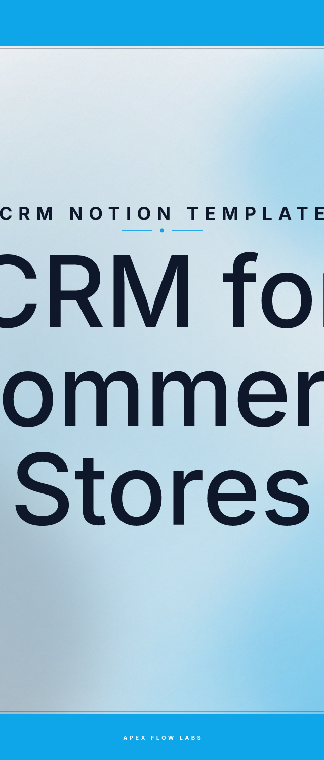CRM for Ecommerce Stores