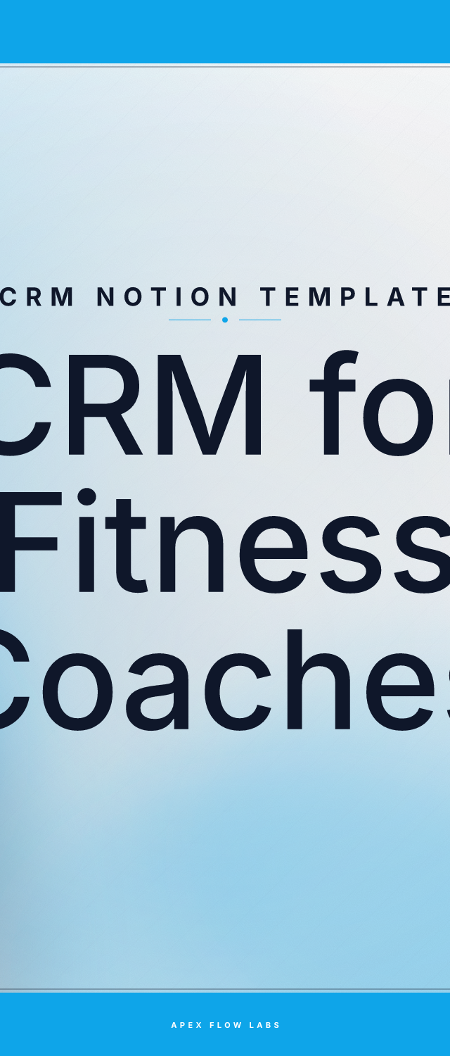 CRM for Fitness Coaches