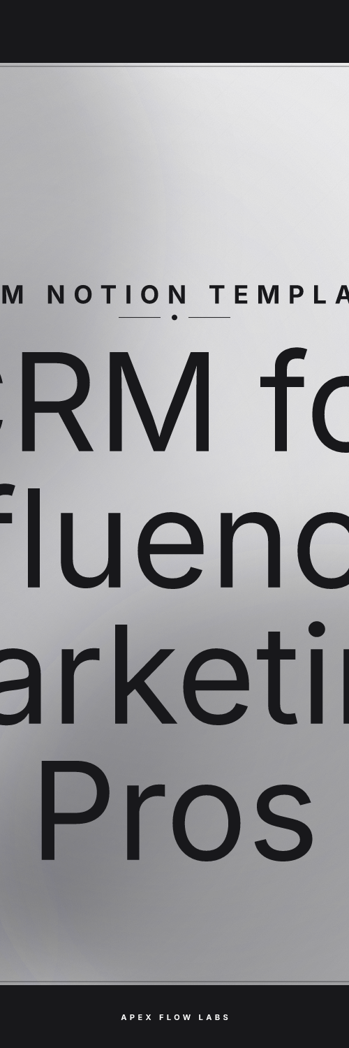 CRM for Influencer Marketing Pros