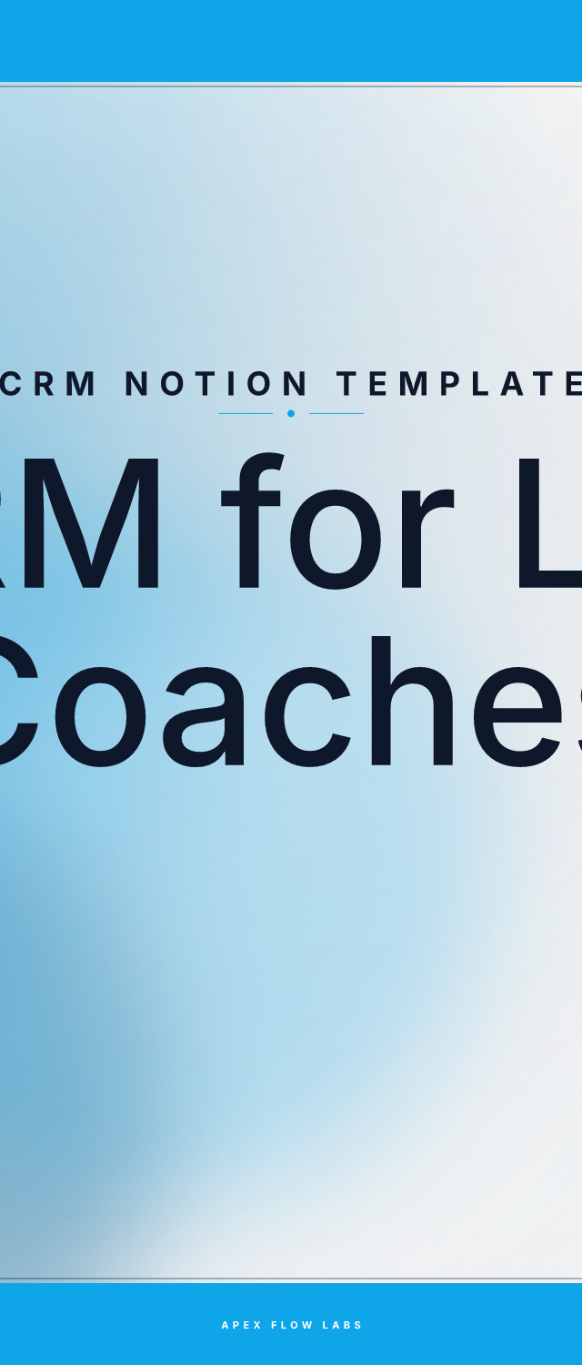 CRM for Life Coaches