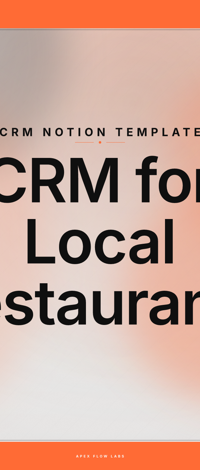 CRM for Local Restaurants