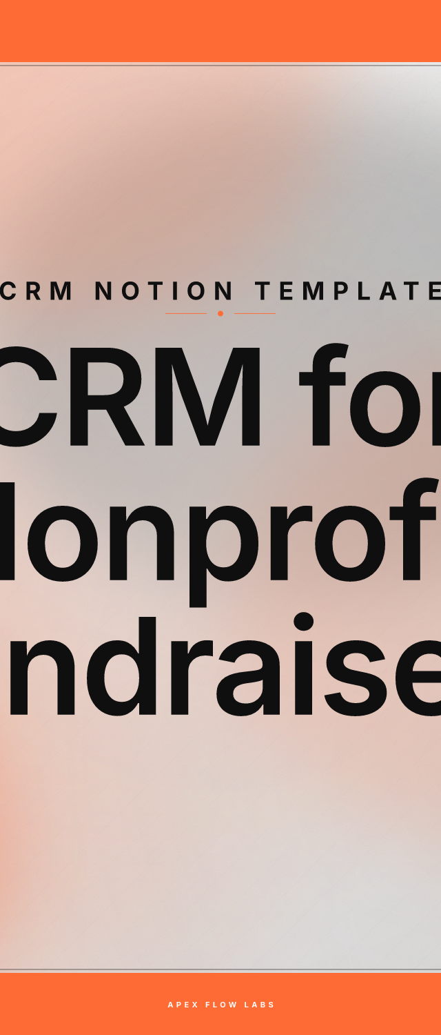 CRM for Nonprofit Fundraisers