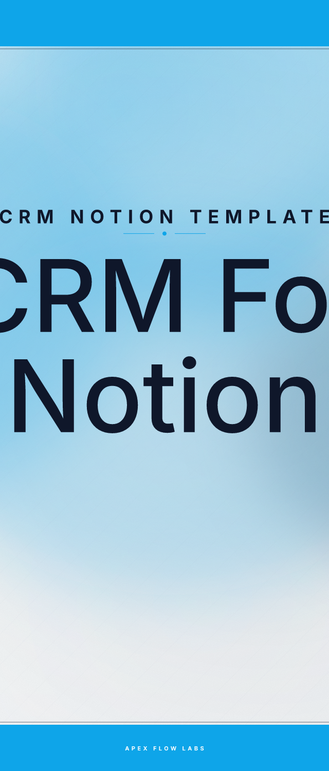 CRM For Notion