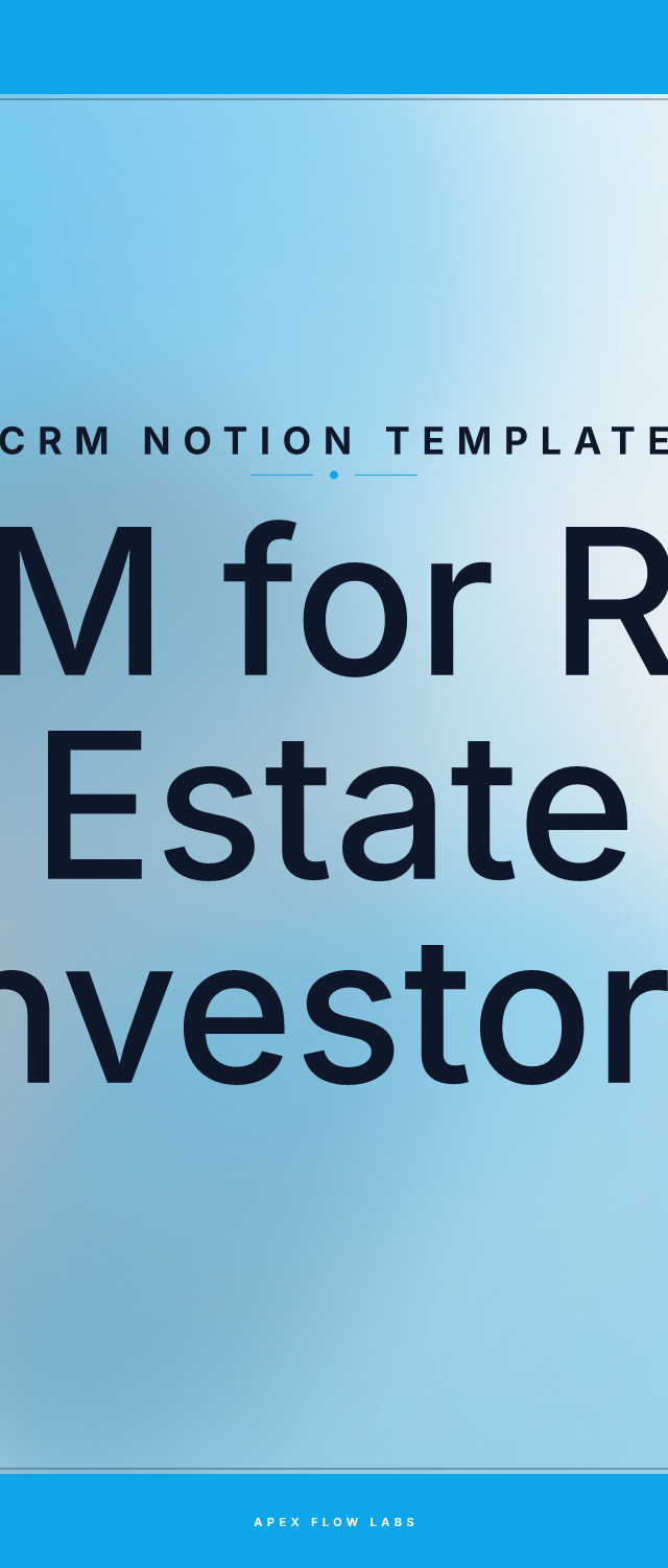 CRM for Real Estate Investors