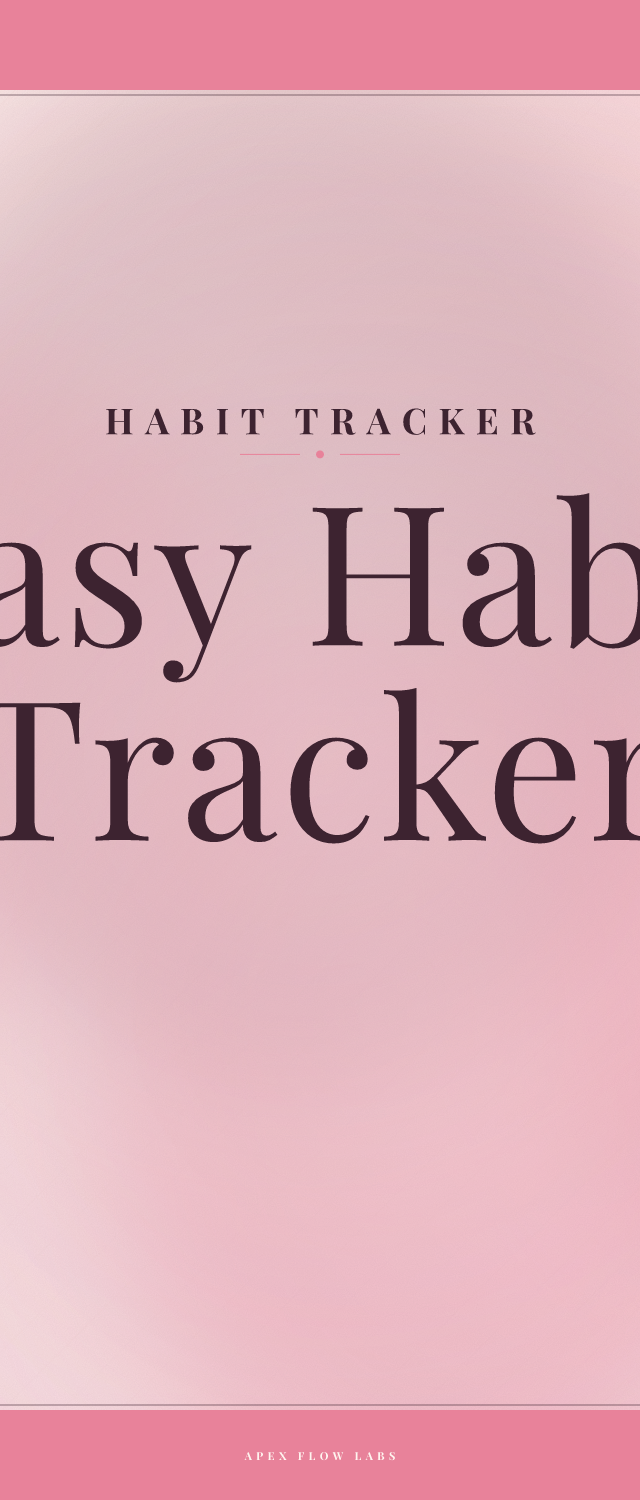Easy Habit Tracker