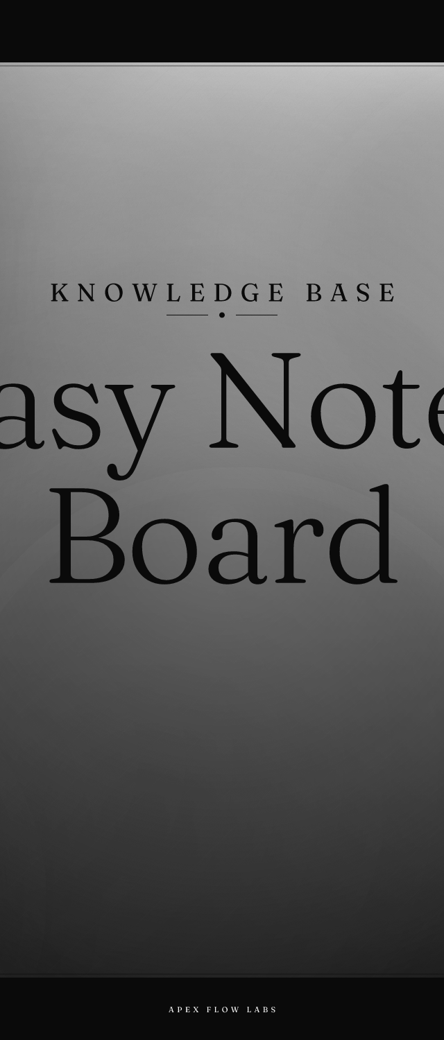 Easy Notes Board
