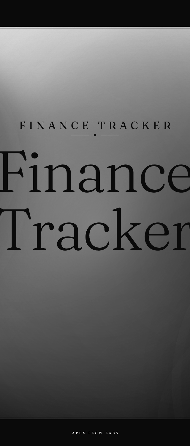 Finance Tracker